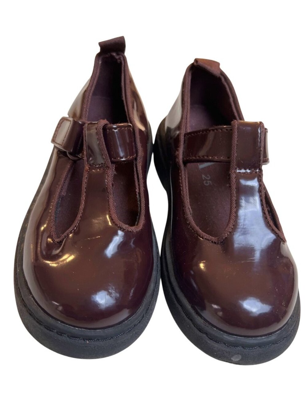 Zara Burgundy Mary Janes